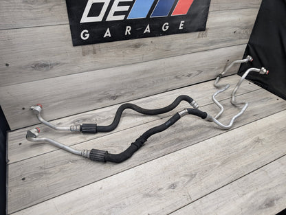 2015 - 2019 BMW X6 F86 Engine Oil Cooler Hose Pipe Lines 7627753 S63B44T2