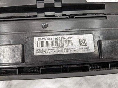 12-16 OEM BMW F22 F32 F30 F36 M4 M3 AC Heater Control Panel Radio Media Buttons