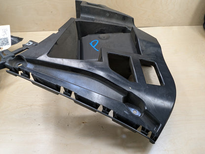15-19 OEM BMW F16 X6 Rear Right Passenger Bumper Supports Brackets Mounts PAIR