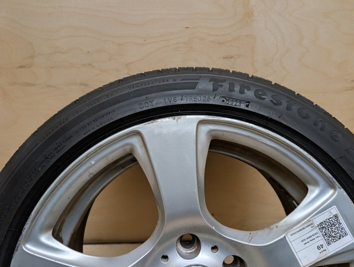 06-13 OEM BMW E90 E92 E93 Alloy Wheel Rim 17x8" ET34 Spider Spoke Style 157"