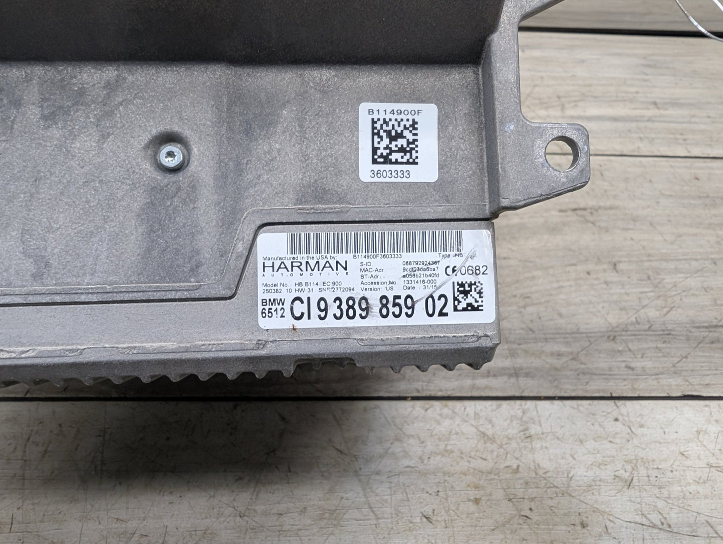 OEM BMW F02* F15 F25 F86 Navigation NBT HU Headunit CD Player Head Unit HW 3.1