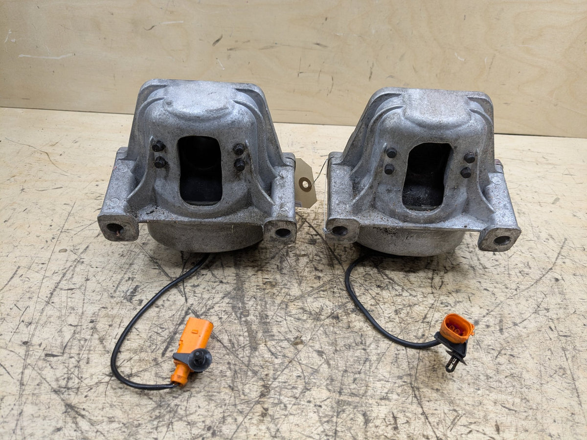 2012-2018 Audi C7 A6 Left Right Engine Bracket Support Mount SET 4G0199381NS