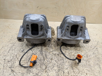 2012-2018 Audi C7 A6 Left Right Engine Bracket Support Mount SET 4G0199381NS
