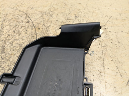 17-23 OEM BMW G30 540I Center Console Cup Holder Wireless Phone Device Charger
