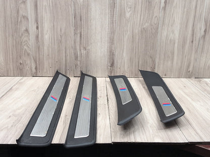 2011 - 2016 BMW 535i F10 Front Rear Left Right Scuff Plate Door Sill SET 8050054 N55B30A