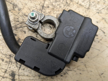 08-13 OEM BMW E82 E88 E89 128 135 Z4 Battery Negative Cable Terminal IBS Ground