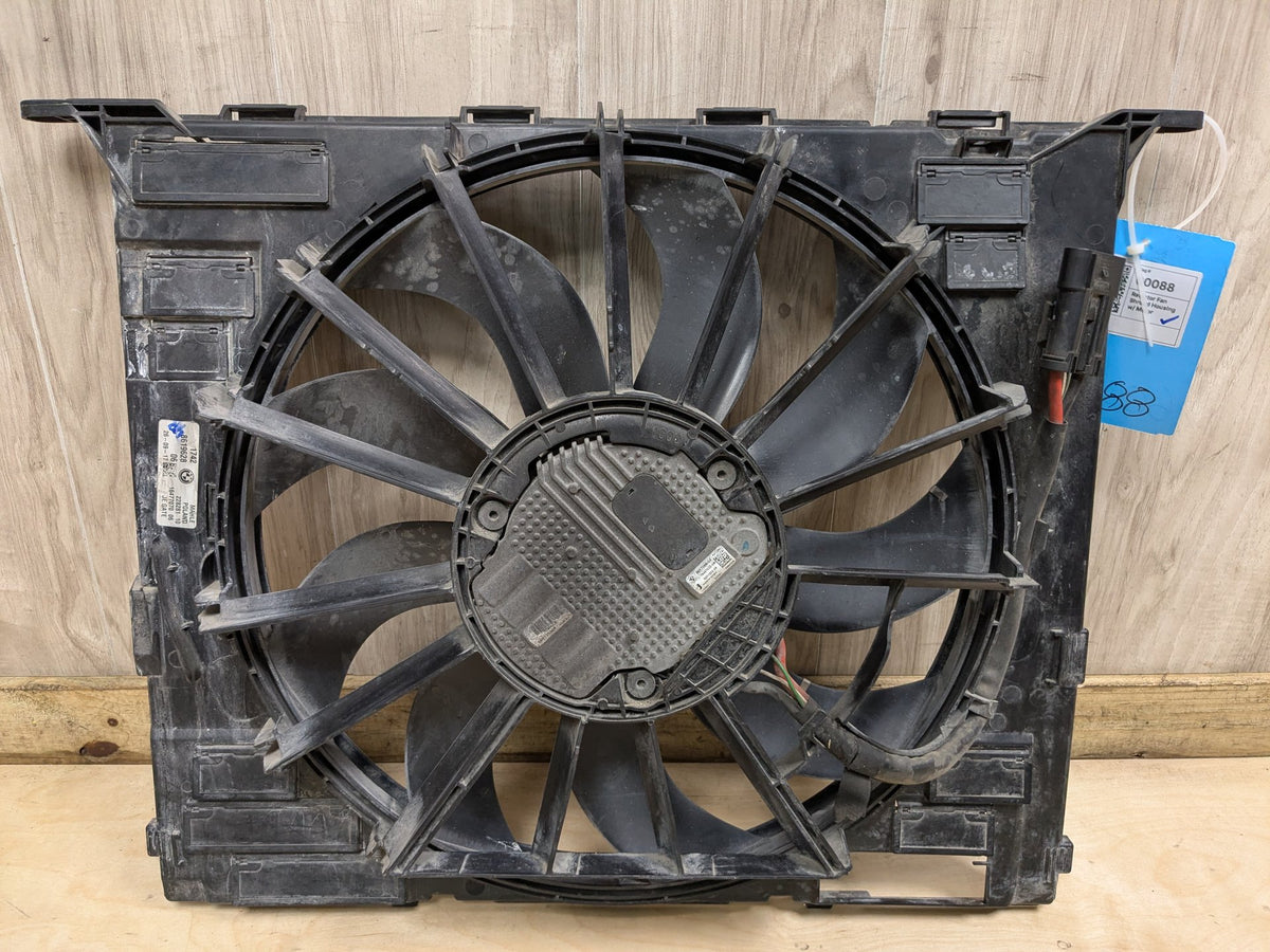 2017-2023 BMW M550i G30 Radiator Fan Shroud Housing w/ Motor 8619628
