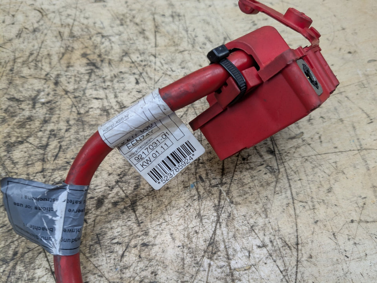OEM BMW E84 E82 E88 E90 E92 335 M3 Battery Plus Pole Terminal Positive Red Cable