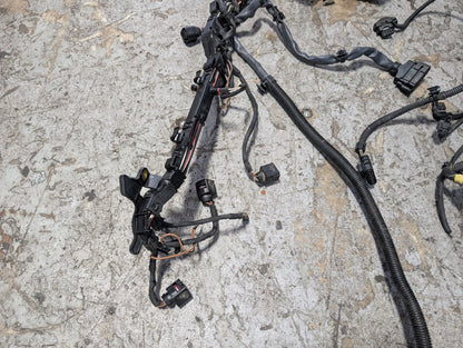 2016-2022 BMW G12 750Li N63B44O2 Engine Motor Transmission Wiring Wire Harness SET 8654414
