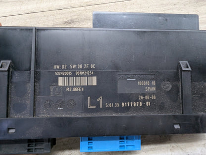 2008-2013 BMW 128i E82 BCM Body Control Module JBBFE 2 9177978