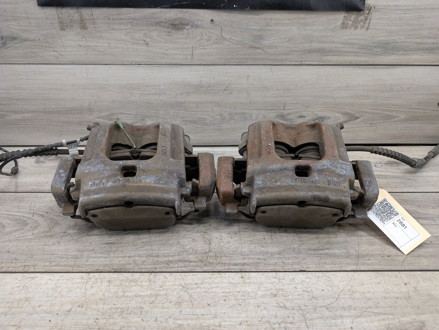 2014 - 2018 BMW X5 F15 Front Left Right Brake Caliper SET 6776785 N63B44O1