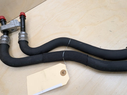 07-15 OEM BMW E84 X1 E90 E92 E93 335 Engine N54 N55 Oil Cooler Lines PAIR
