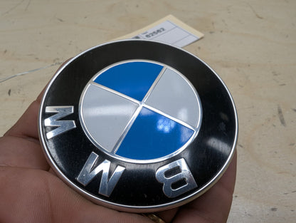 OEM BMW E90 F02 F22 F30 F32 F36 F80 F87 M3 M4 Rear Trunk Lid Round Emblem 74mm