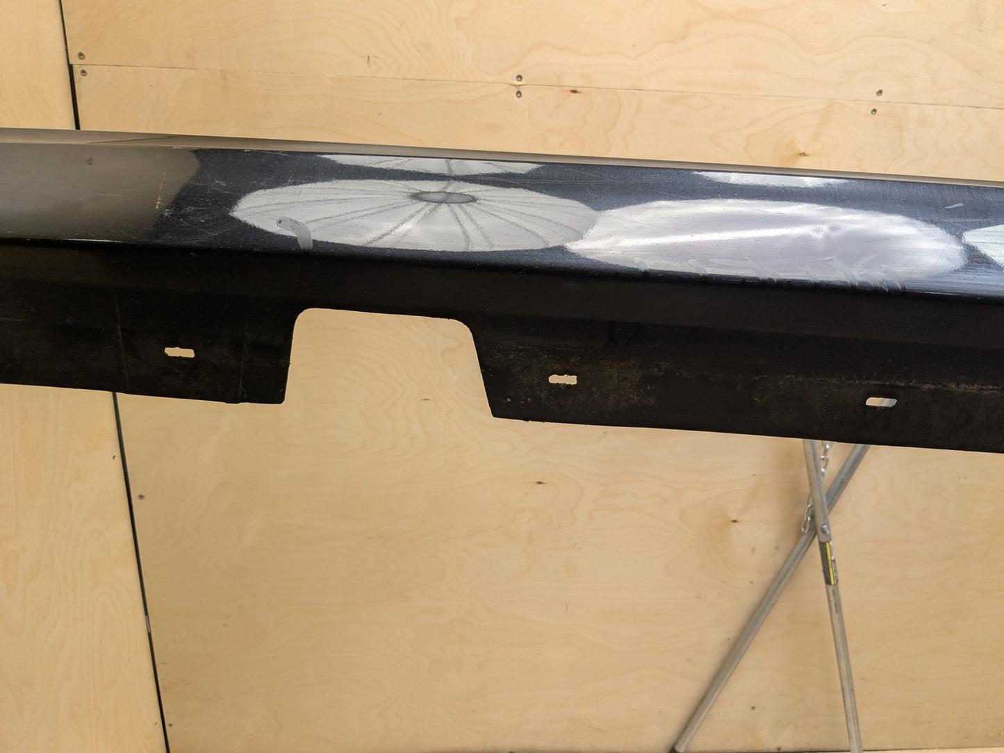 09-11 OEM BMW E90 335 Left Driver Side Skirt Rocker Panel Black 475