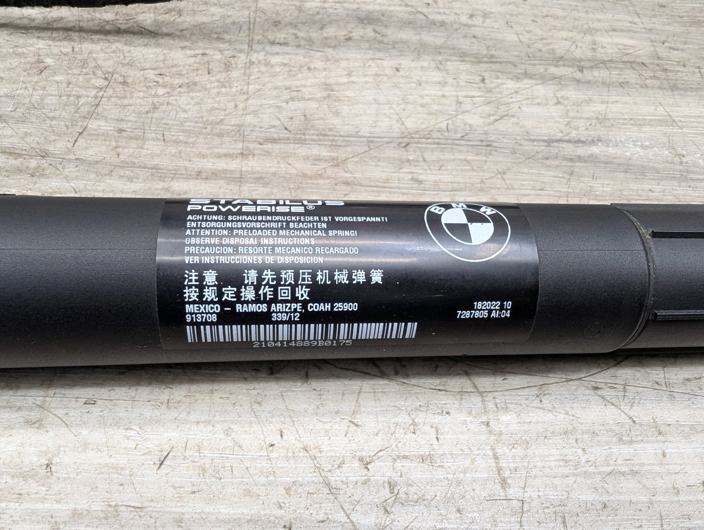 2011 - 2017 BMW X3 F25 Rear Left Right Liftgate Trunk Lid Strut Shock Supports SET 7232004 N20B20A