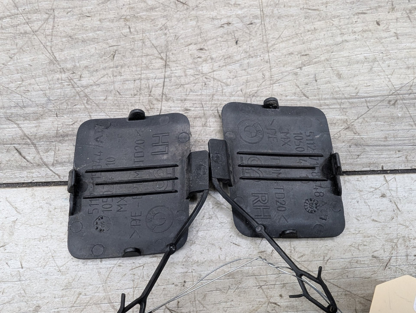 2007 - 2013 BMW X5 E70 Front Bumper Tow Hook Insert Cover 7158447 N62B48B