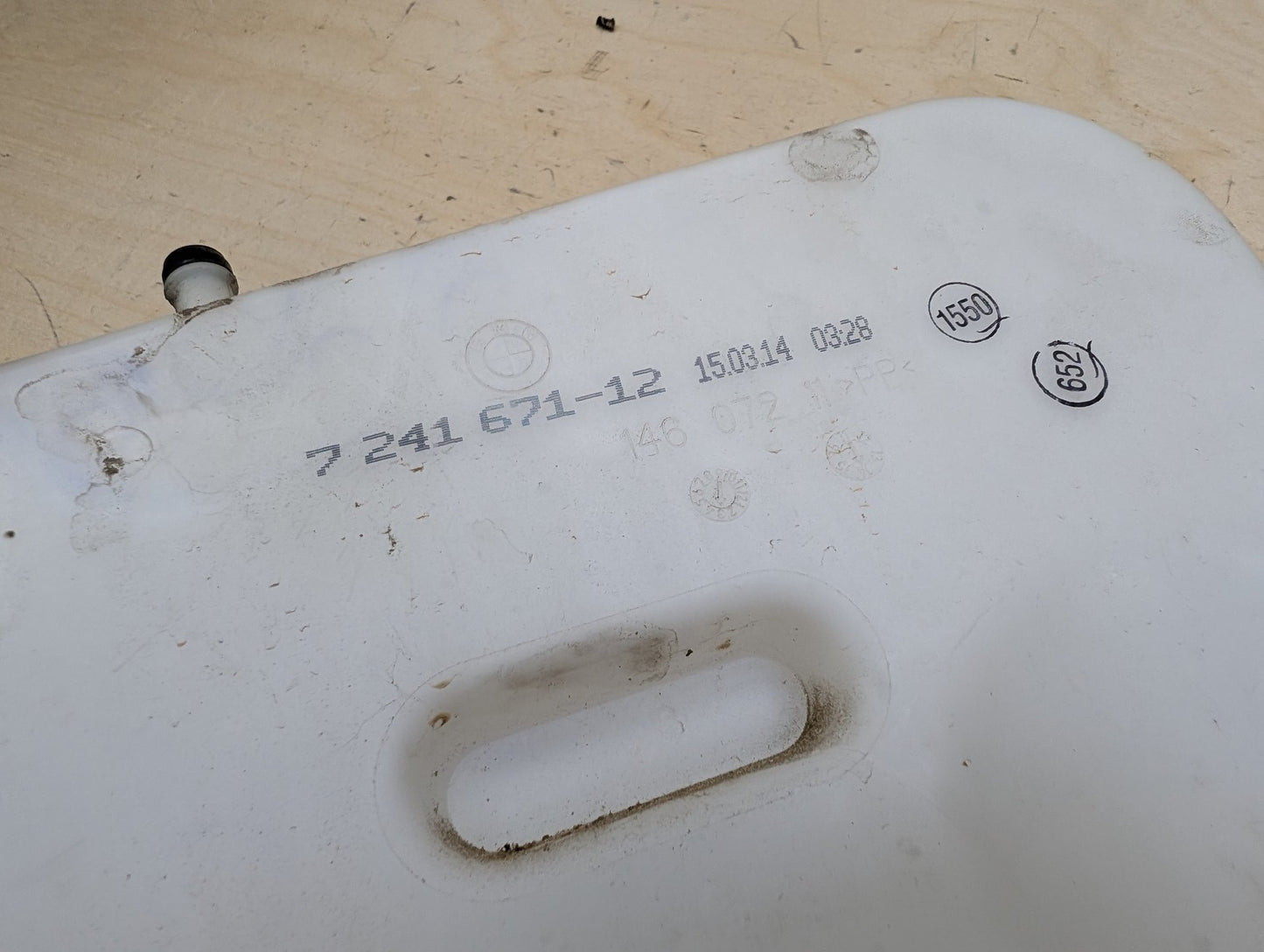 OEM BMW F30 F32 F36 F80 F82 M2 M3 M4 Windshield Washer Fluid Tank Reservoir