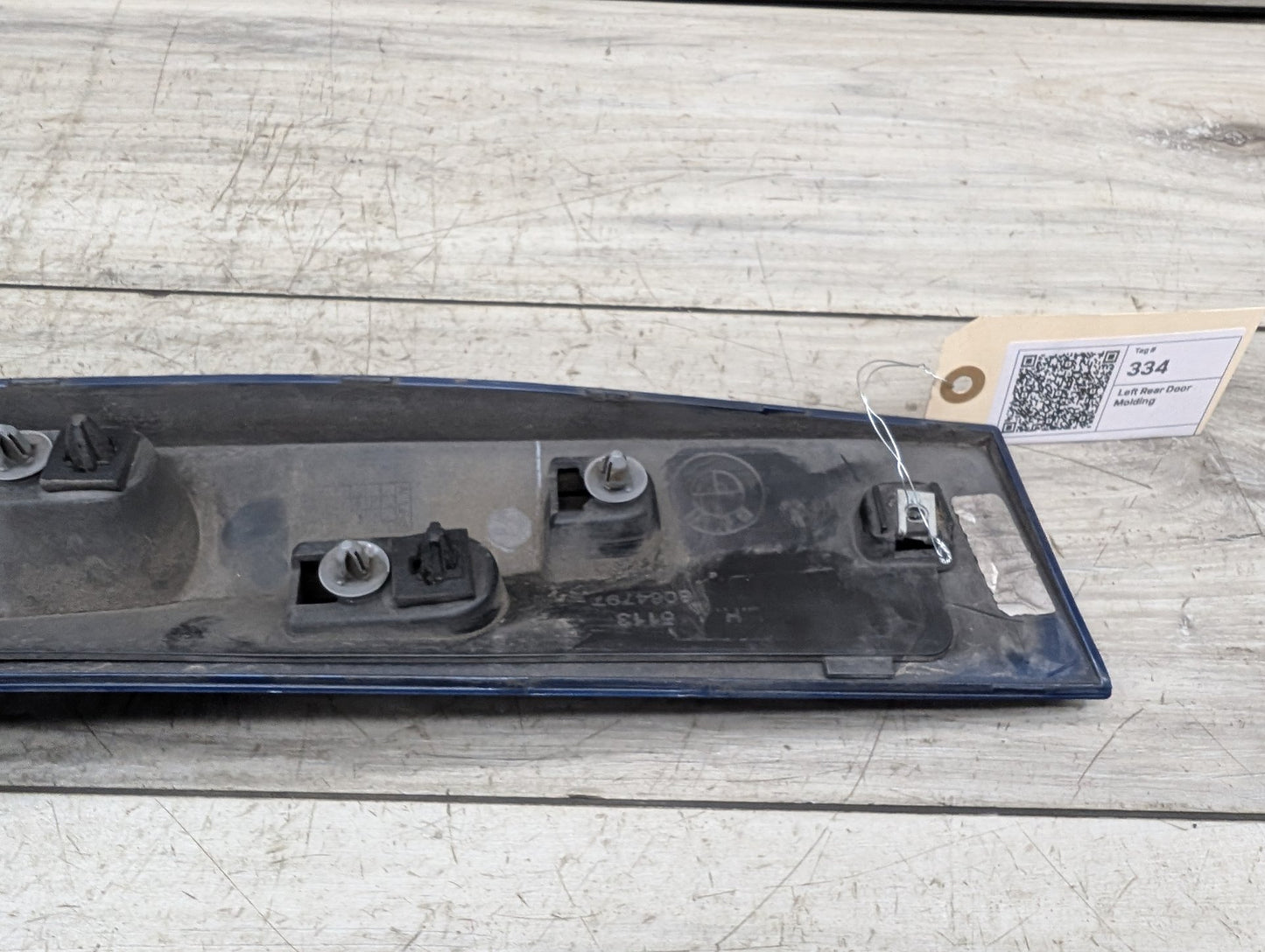 2018 - 2024 BMW X3 G01 Rear Left Driver Exterior Door Trim Molding 8064797 B58B30M0