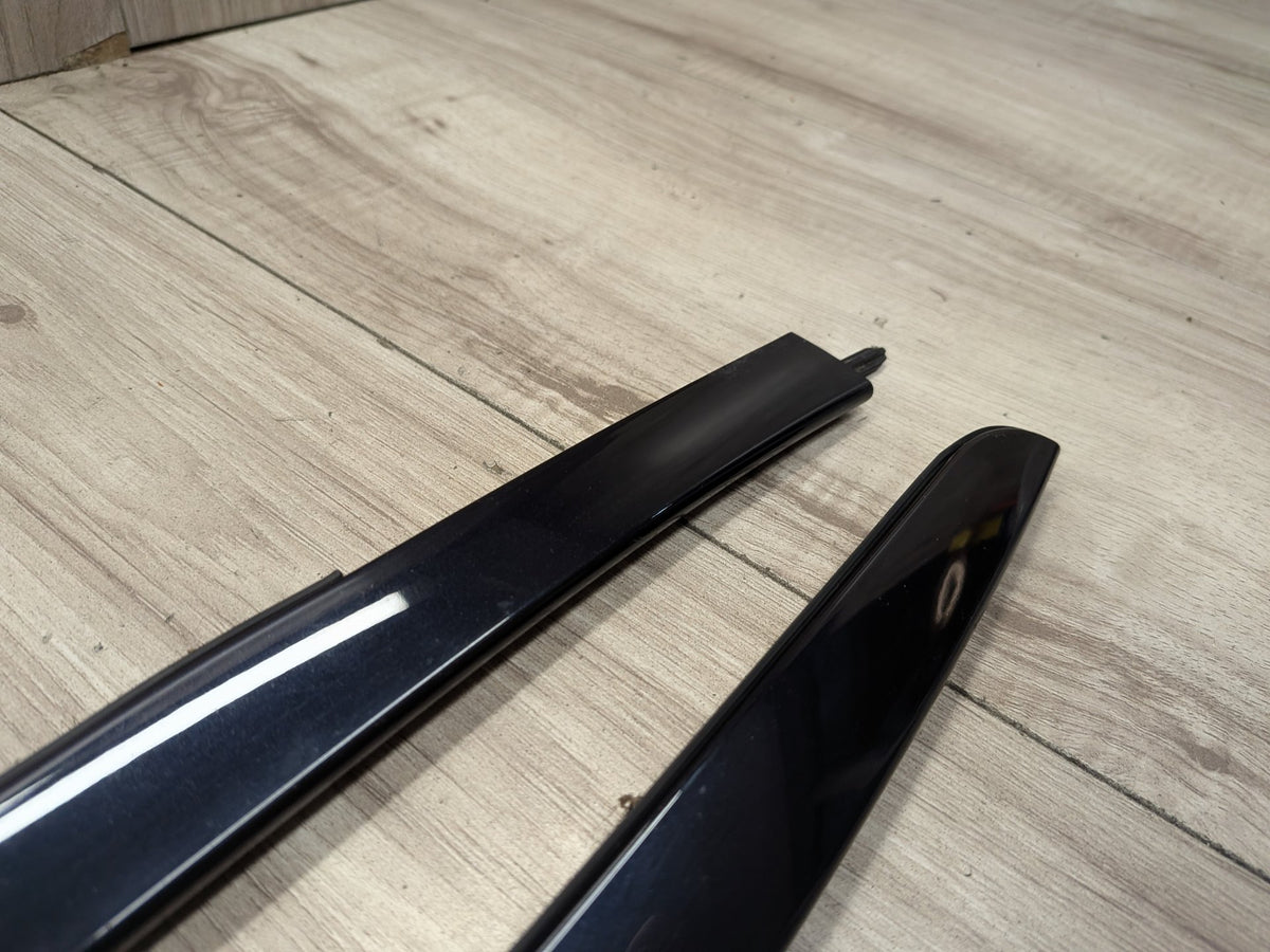 2015-2018 BMW X5 F85 Front Left Right Side Windshield Drip Trim Molding SET 7292405 OEM