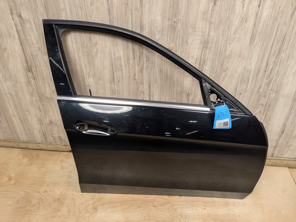 10-16 Mercedes-Benz Sedan W212 Front Right Passenger Door Shell Panel Black 040