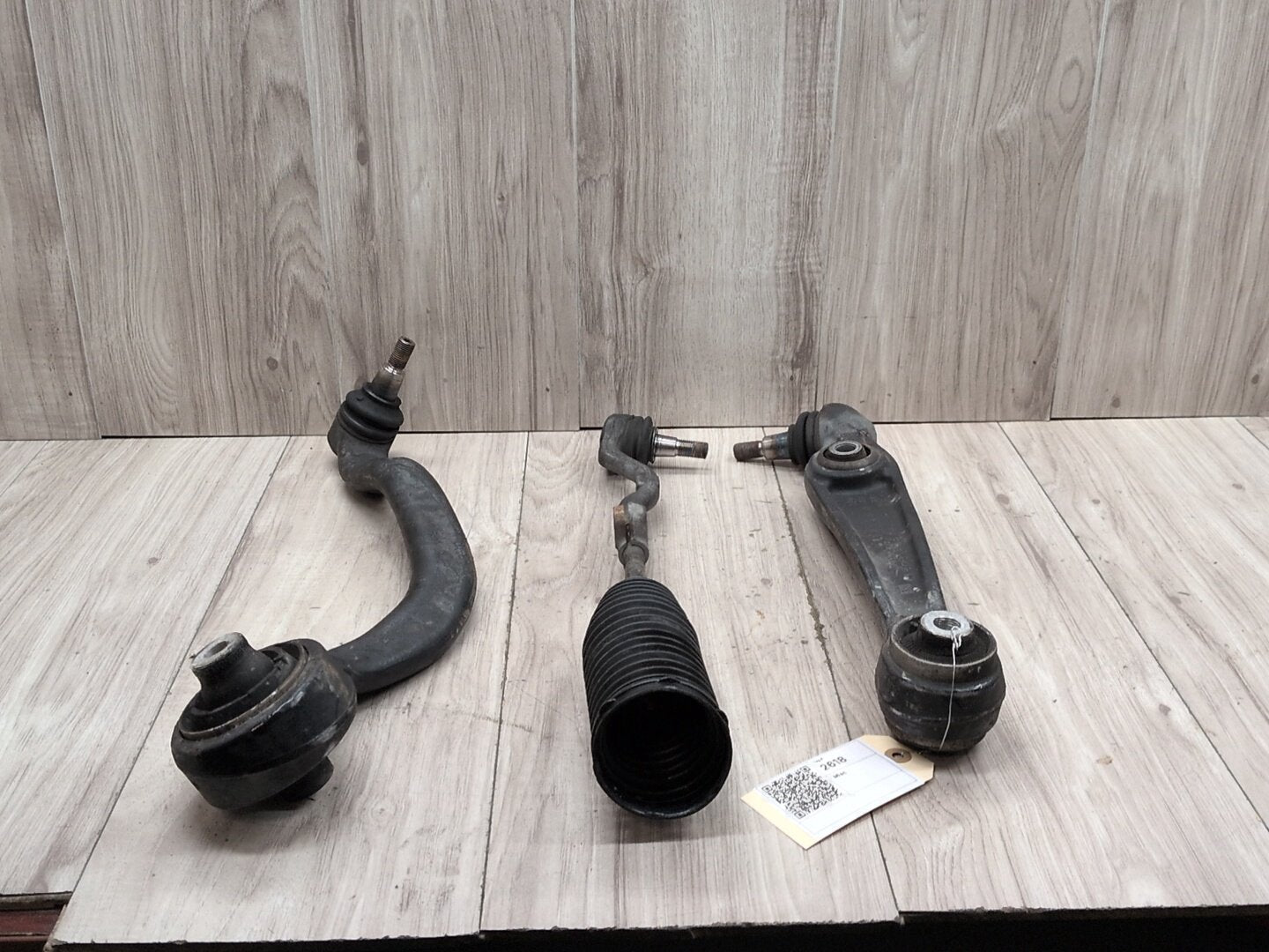 2015 - 2019 BMW X6 F86 Front Left Driver Control Arms w/ Tie Rod SET 7850157 S63B44T2