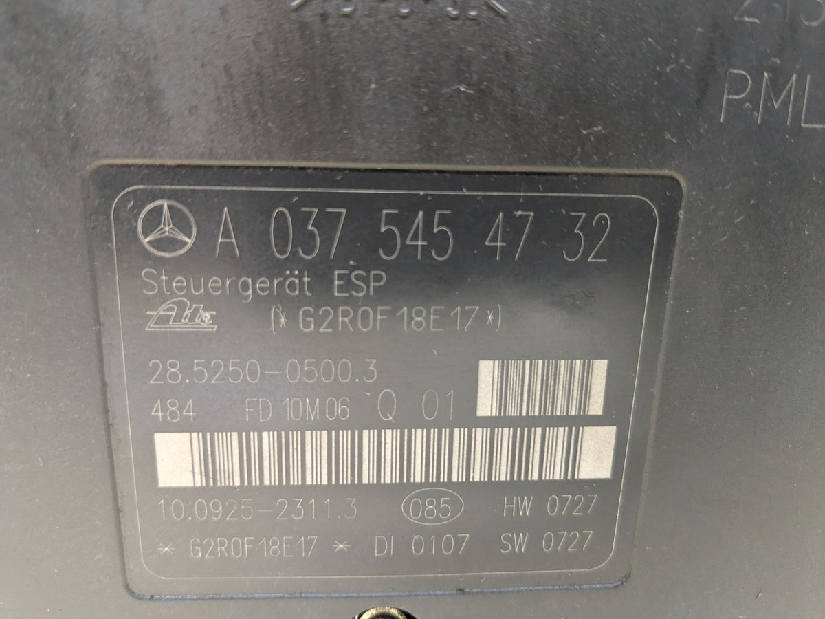 2009-2011 Mercedes-Benz SLK-Class R171 ABS Pump Module A0064315112 OEM
