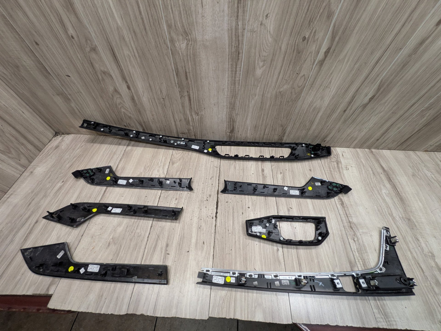 18-23 Audi S4 Front Rear Left Right Center Console Interior Trim SET