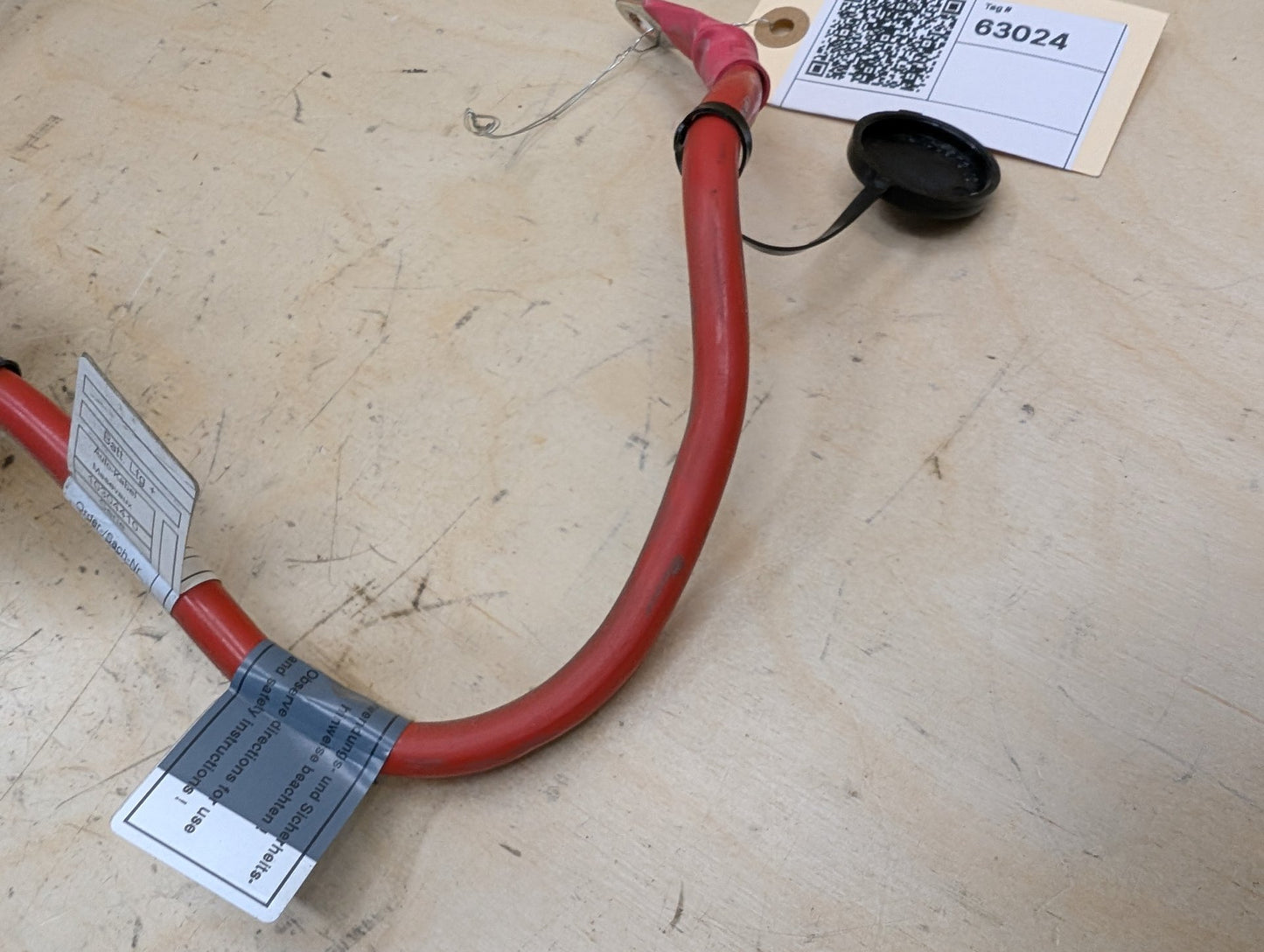 2012-2018 BMW 328i F30- Convertible Top Battery Terminal Positive Harness PN: 9259425