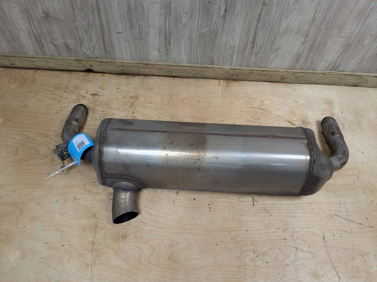 19-23 OEM BMW G20 330 Dual Exhaust Pipe Muffler Silver Tips B46 Engine