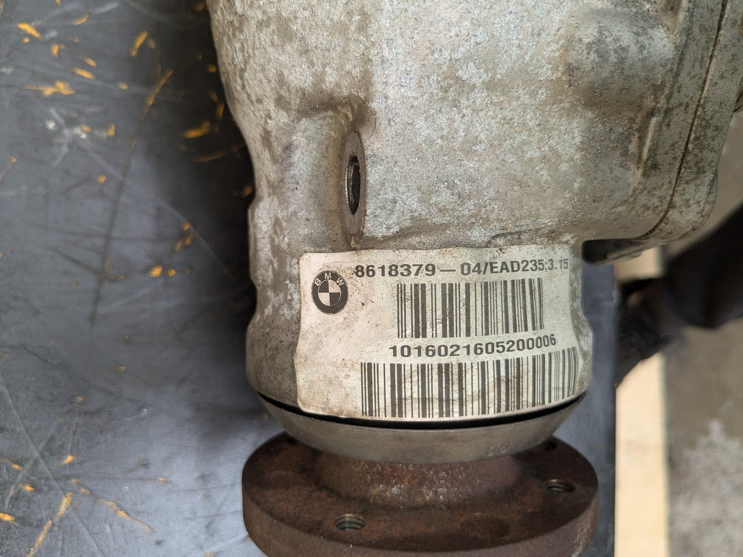 14-19 OEM BMW F15 F16 X5 X6 N55 AWD Front Differential Axle Carrier Ratio 3.15