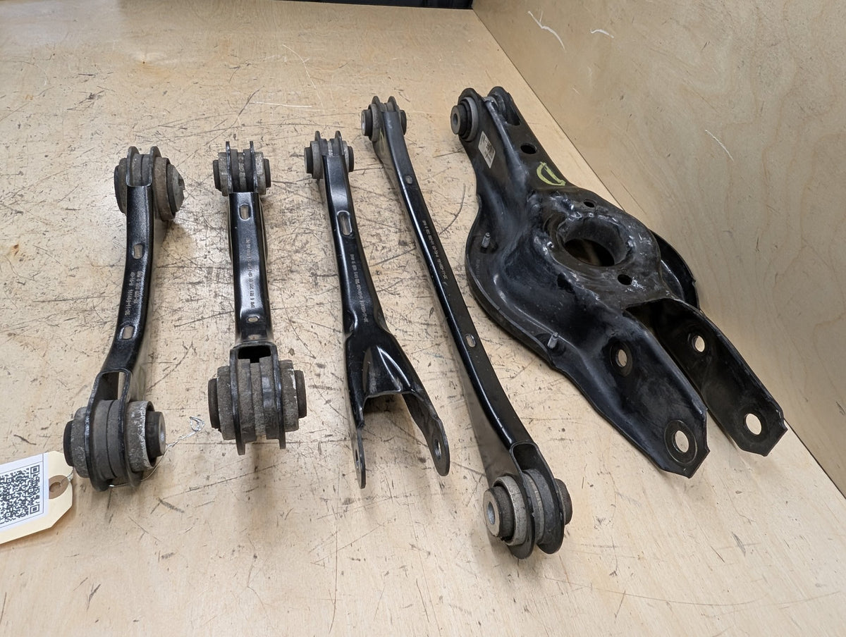 19-26 OEM BMW G20 G22 G23 G26 G42 Rear Left Driver Upper Lower Control Arm SET