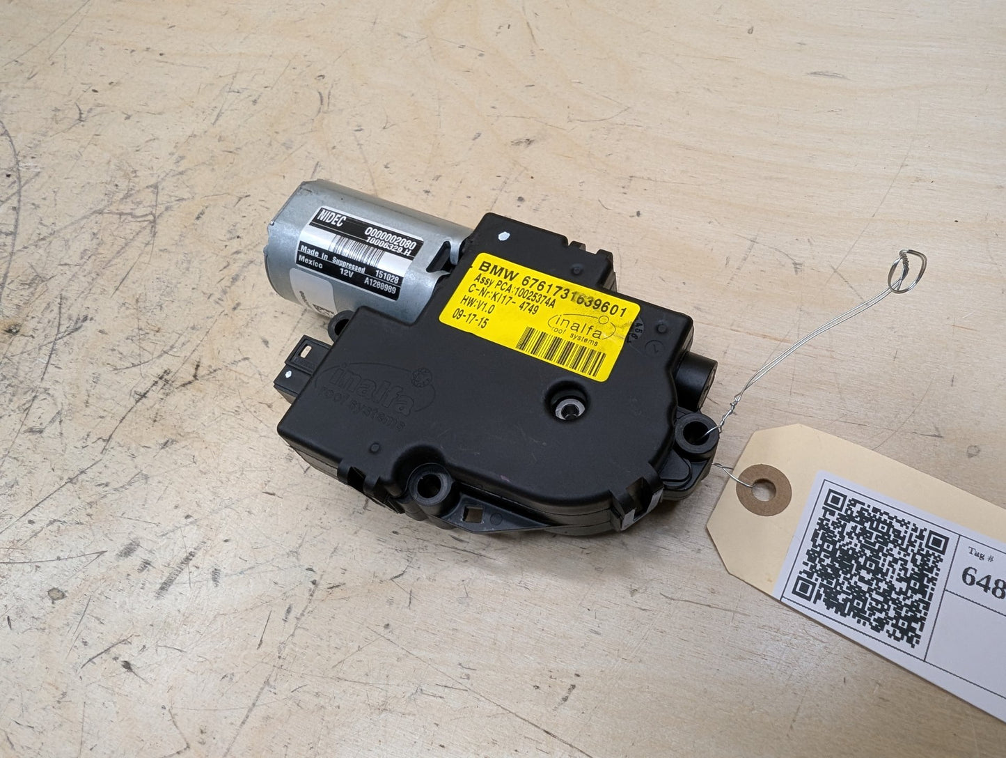 OEM BMW MINI E84 F15 F25 F54 F55 F56 F60 Panoramic Sunroof Drive Motor Actuator