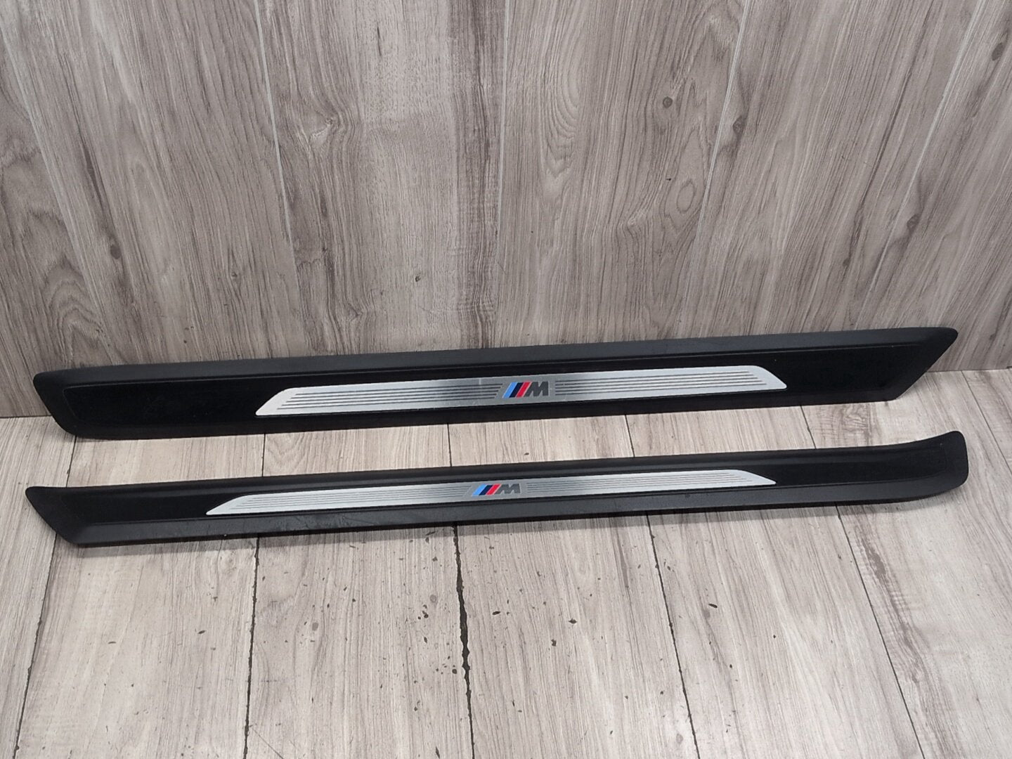 14-20 OEM BMW F32 M SPORT Front Left Right Scuff Plate Door Sill SET 7395028