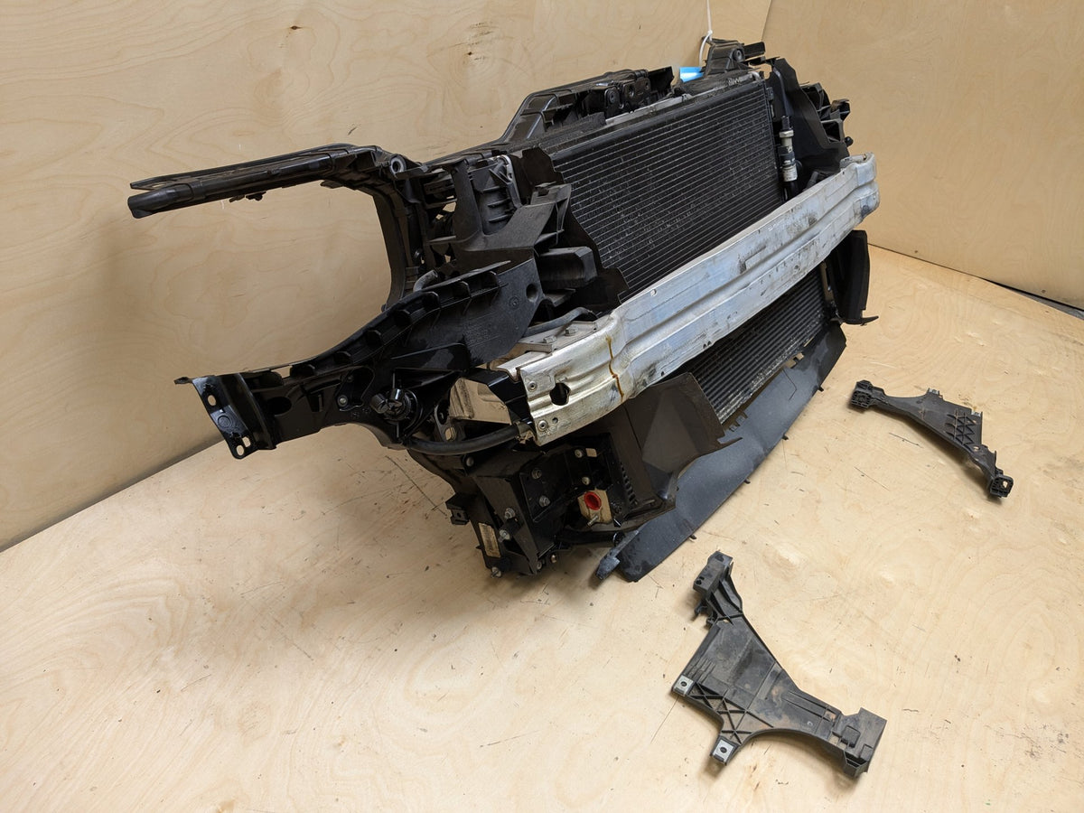 13-16 Audi RS5 Front Clip Frame Radiator Support & Cooling Fan Assembly