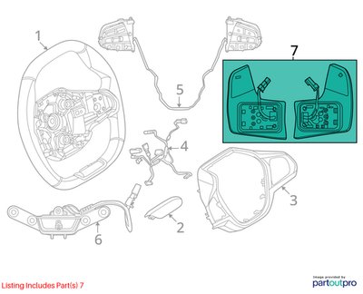 OEM BMW F44 G01 G05 G12 G20 G26 G30 Left Steering Wheel Paddle Up Plus Shifter