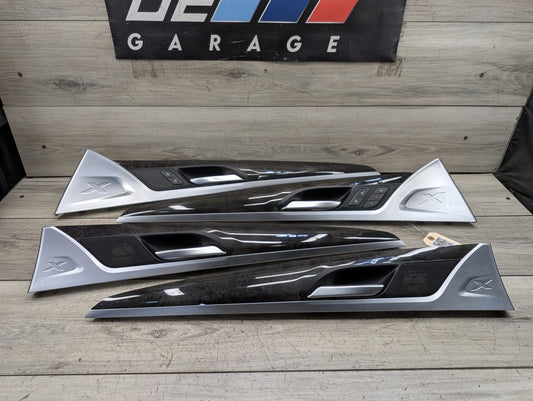 2018 - 2024 BMW X3 G01 Front Rear Left Right Exterior Door Trim Molding SET  B58B30O1