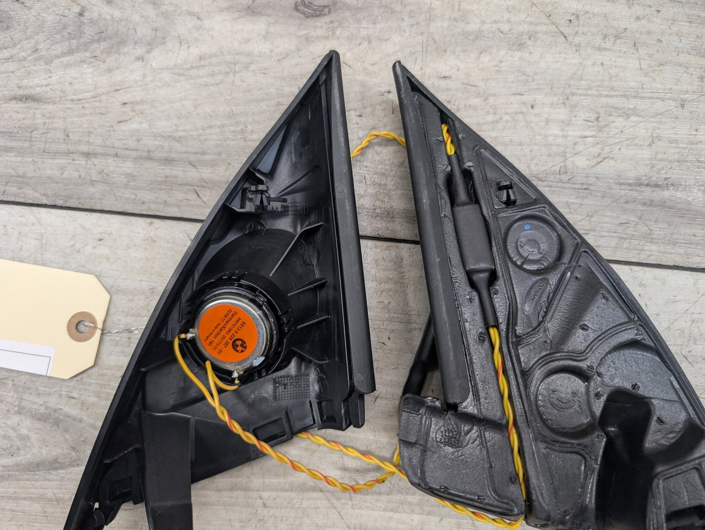 2014 - 2019 BMW 340 F34 Front Left Right Door Triangle Corner Speaker Assemblys SET 9226357 B58B30M0
