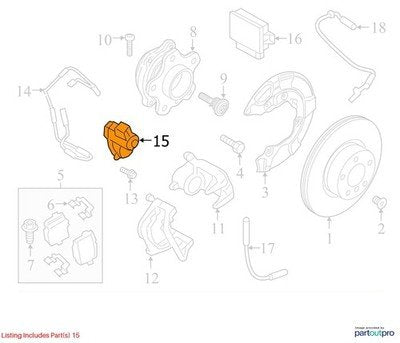 2018-2024 BMW X3 G01 Emergency Brake Actuator 6887383 OEM