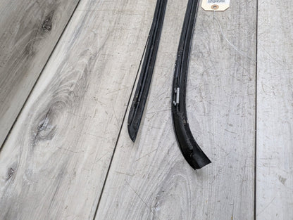 2006-2011 BMW 328i E90 Front Left Right Side Windshield Drip Trim Molding SET 7179253