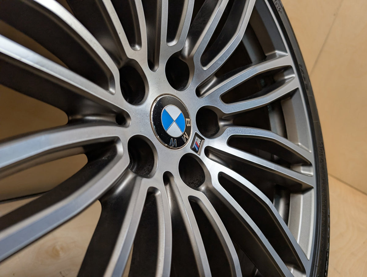 OEM BMW BMW G30 530 540 M550 Rear Wheel Rim Style 664M Silver R19x8" ET30
