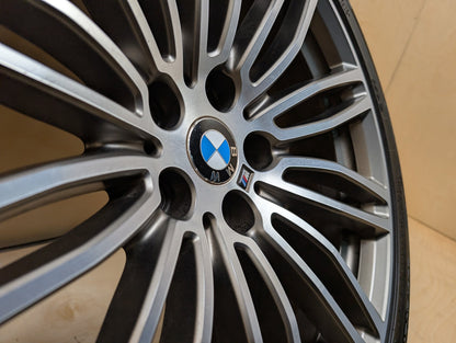 OEM BMW BMW G30 530 540 M550 Rear Wheel Rim Style 664M Silver R19x8" ET30