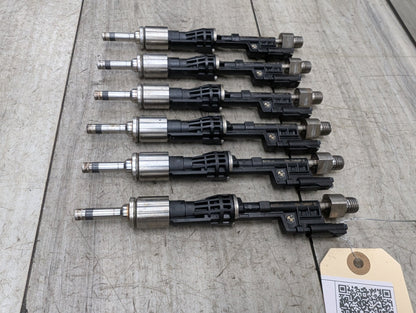 2011-2016 BMW F10 535i N55B30M0 Engine Motor Injector SET 7568607