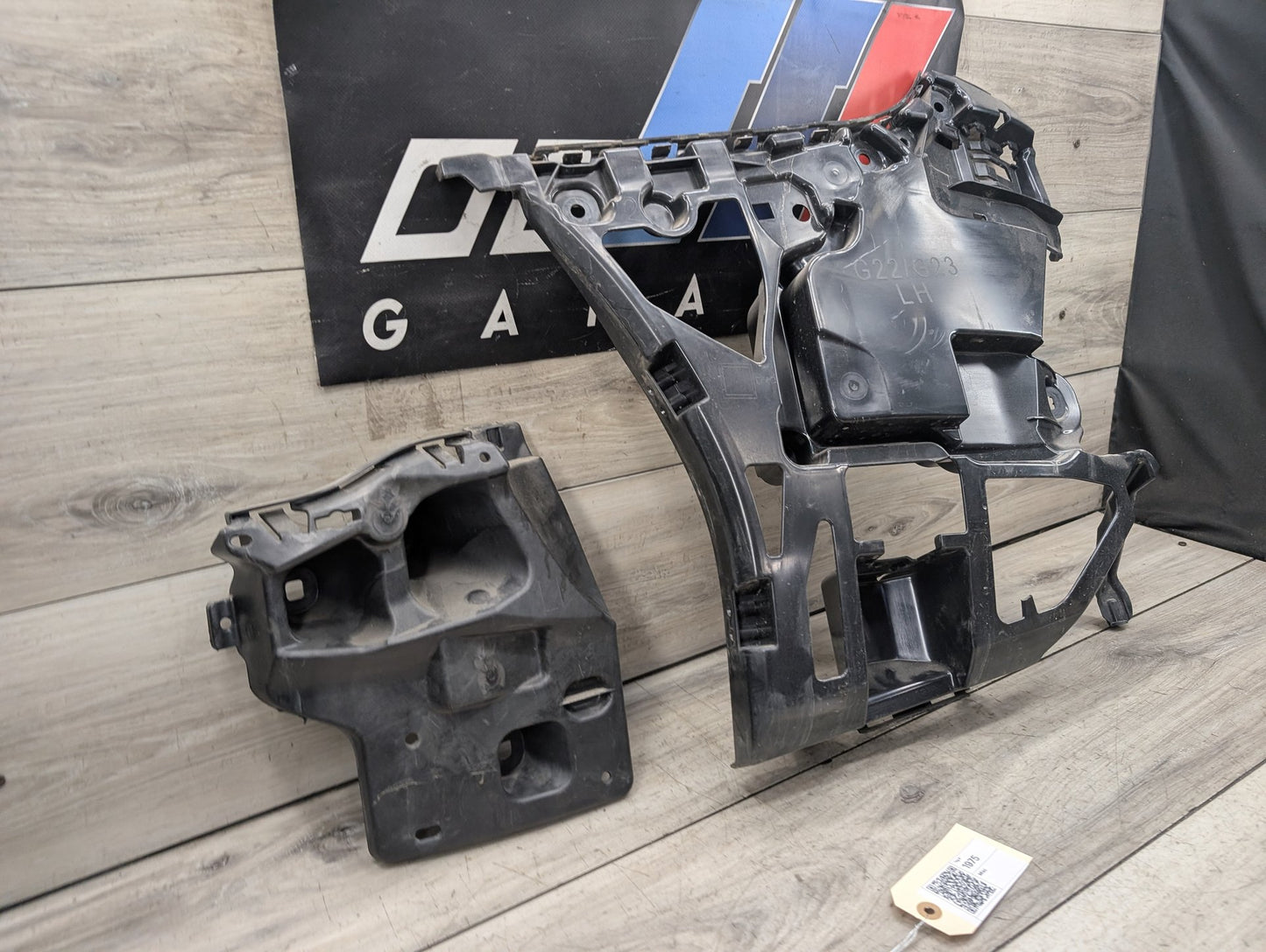 2021 - 2026 BMW 430i G22 Rear Left Driver Bumper Support Brackets SET 7490725 B46B20O1