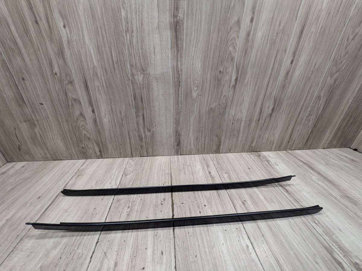 2015-2018 BMW X5 F85 Front Left Right Side Windshield Drip Trim Molding SET 7292405 OEM