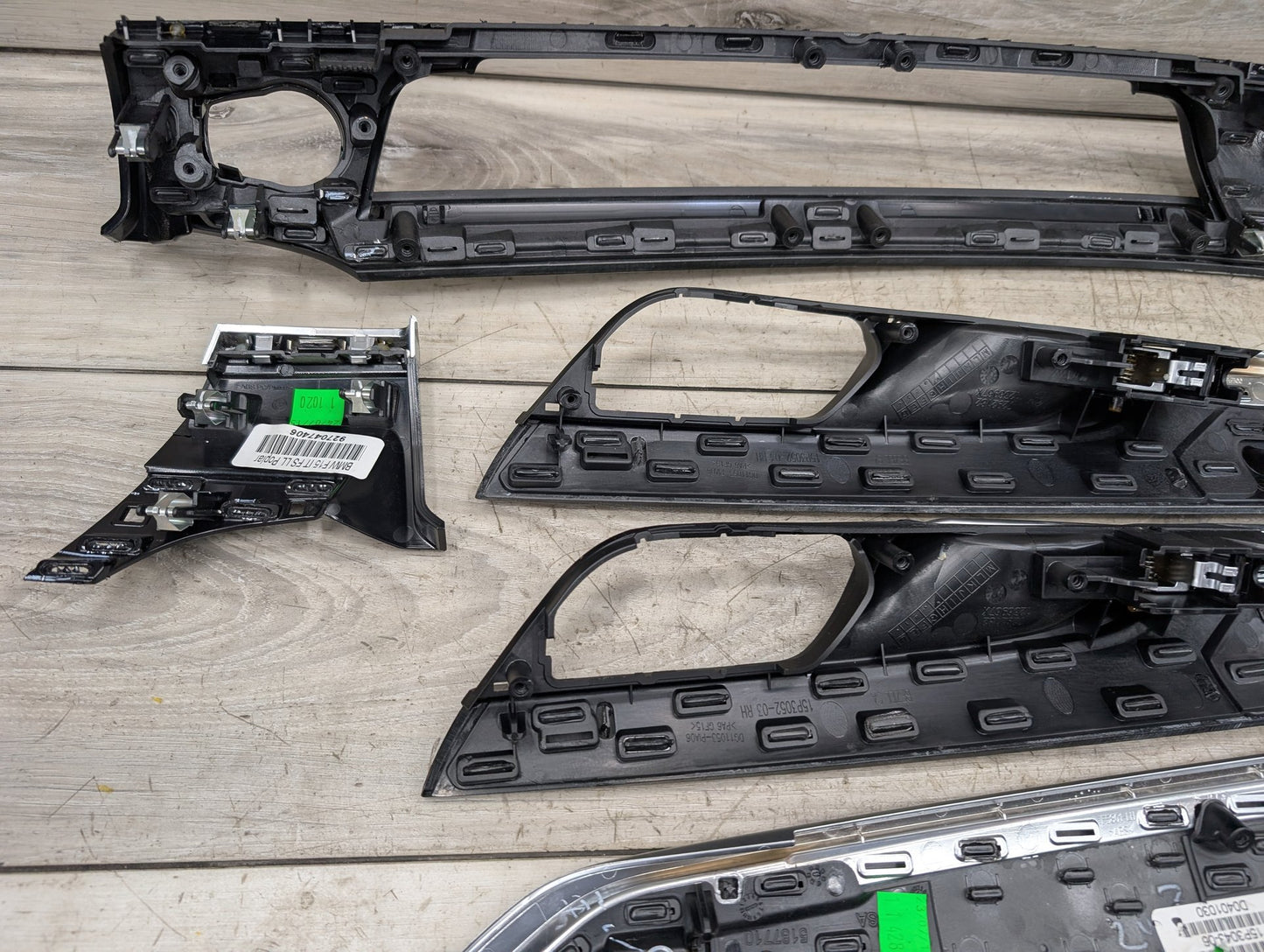 2014 - 2018 BMW X5 F15 Front Rear Left Right Dash Interior Trims SET 5187710 N63B44O1
