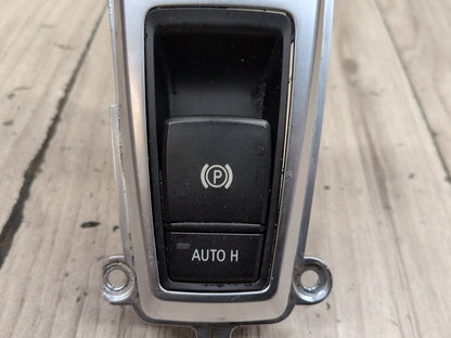 07-14 OEM BMW E70 E71 X5 X6 M Parking Brake Auto Hold Switch w/ Trim Panel