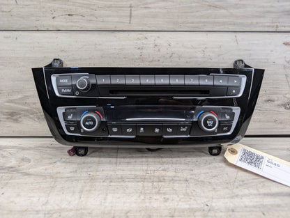 16-18 OEM BMW F30 F32 F34 F80 M3 AC Heater Control Panel Radio Media Buttons