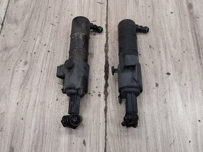 2009-2012 Mercedes-Benz E550 W212 Front Left Right Bumper Headlight Washer Nozzles SET A2128600147 OEM