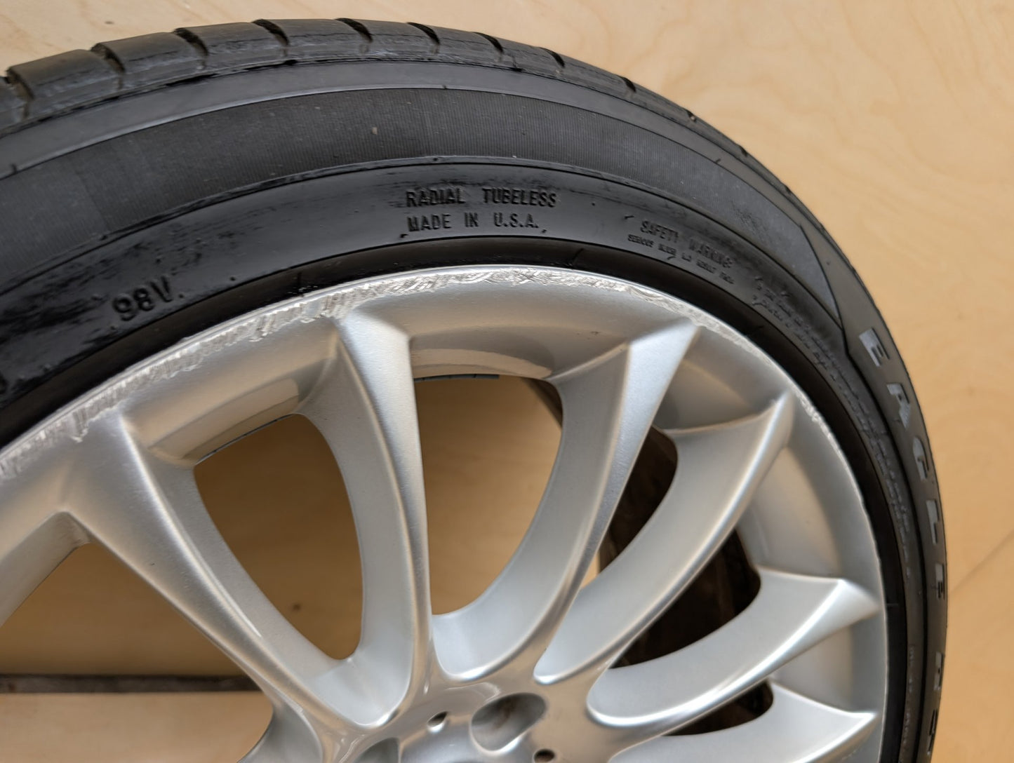 OEM BMW F01 F02 F07 740 750 760 FRONT Rim Wheel 19x8.5 ET25 M V-Spoke Style 302