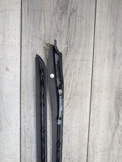 2021-2026 BMW 430i G22 Front Left Right Side Windshield Drip Trim Molding SET 7475009